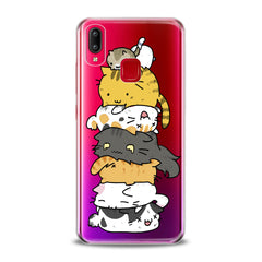 Lex Altern TPU Silicone VIVO Case Cute Funny Kitties