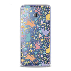 Lex Altern Floral Cute Bunny HTC Case