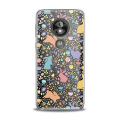 Lex Altern Floral Cute Bunny Motorola Case