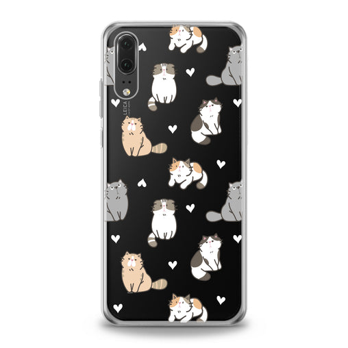 Lex Altern Cute Cats Huawei Honor Case