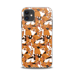 Lex Altern TPU Silicone iPhone Case Corgi Pattern