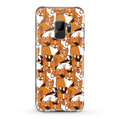 Lex Altern TPU Silicone Samsung Galaxy Case Corgi Pattern