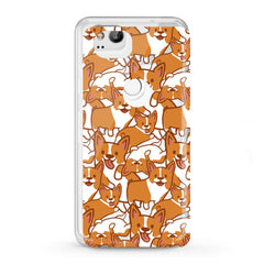 Lex Altern TPU Silicone Google Pixel Case Corgi Pattern