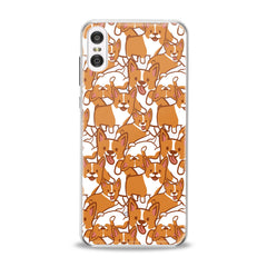 Lex Altern TPU Silicone Motorola Case Corgi Pattern