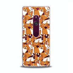 Lex Altern TPU Silicone Sony Xperia Case Corgi Pattern