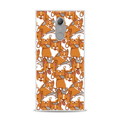 Lex Altern TPU Silicone Sony Xperia Case Corgi Pattern