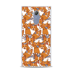 Lex Altern TPU Silicone Sony Xperia Case Corgi Pattern