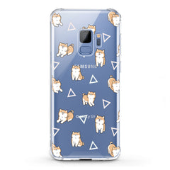 Lex Altern TPU Silicone Samsung Galaxy Case Shiba Inu Pattern