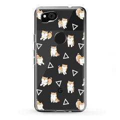 Lex Altern Google Pixel Case Shiba Inu Pattern