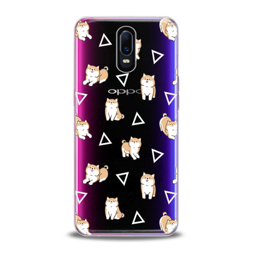 Lex Altern Shiba Inu Pattern Oppo Case