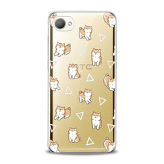 Lex Altern TPU Silicone HTC Case Shiba Inu Pattern