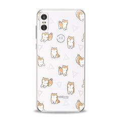 Lex Altern TPU Silicone Motorola Case Shiba Inu Pattern