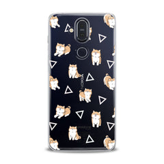 Lex Altern TPU Silicone Nokia Case Shiba Inu Pattern