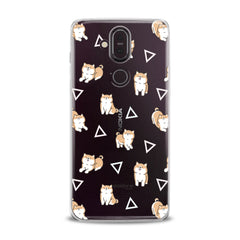 Lex Altern TPU Silicone Nokia Case Shiba Inu Pattern