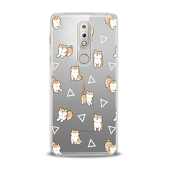 Lex Altern TPU Silicone Nokia Case Shiba Inu Pattern