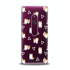 Lex Altern TPU Silicone Sony Xperia Case Shiba Inu Pattern