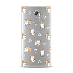 Lex Altern TPU Silicone Sony Xperia Case Shiba Inu Pattern