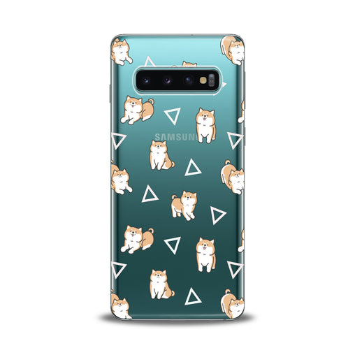 Lex Altern Shiba Inu Pattern Samsung Galaxy Case