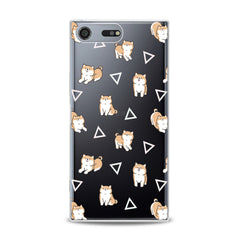 Lex Altern Shiba Inu Pattern Sony Xperia Case