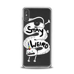 Lex Altern TPU Silicone Motorola Case Funny Caticorn