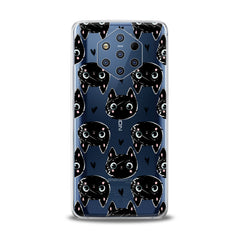 Lex Altern TPU Silicone Nokia Case Black Cats