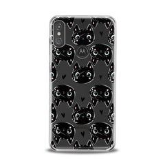 Lex Altern TPU Silicone Motorola Case Black Cats