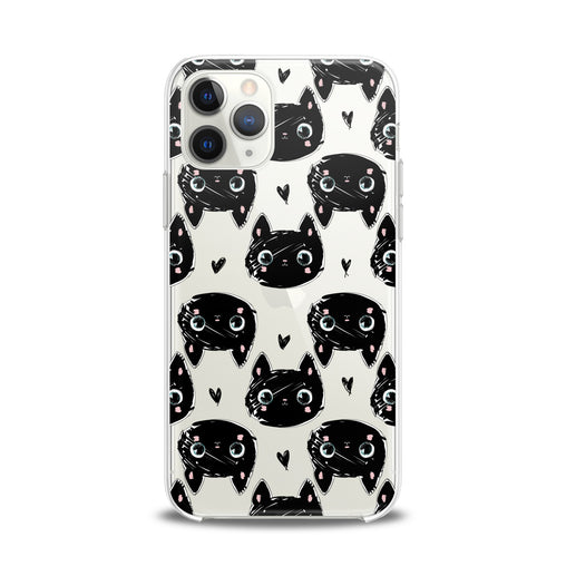 Lex Altern TPU Silicone iPhone Case Black Cats