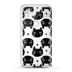 Lex Altern Google Pixel Case Black Cats