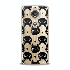 Lex Altern TPU Silicone Motorola Case Black Cats