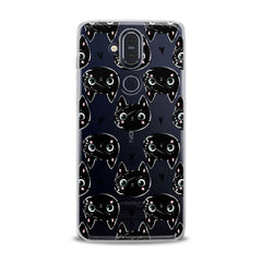 Lex Altern TPU Silicone Nokia Case Black Cats