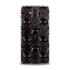 Lex Altern TPU Silicone Nokia Case Black Cats