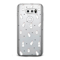 Lex Altern TPU Silicone LG Case White Bunny