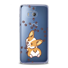 Lex Altern TPU Silicone HTC Case Puppy Corgi