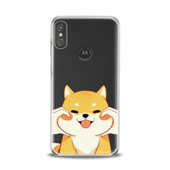 Lex Altern TPU Silicone Motorola Case Smiling Shiba Inu