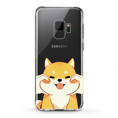 Lex Altern TPU Silicone Samsung Galaxy Case Smiling Shiba Inu