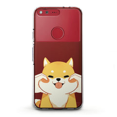 Lex Altern TPU Silicone Google Pixel Case Smiling Shiba Inu