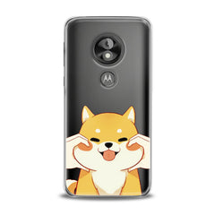 Lex Altern TPU Silicone Motorola Case Smiling Shiba Inu