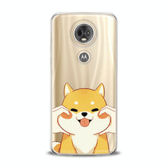 Lex Altern TPU Silicone Motorola Case Smiling Shiba Inu