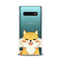 Lex Altern TPU Silicone Samsung Galaxy Case Smiling Shiba Inu