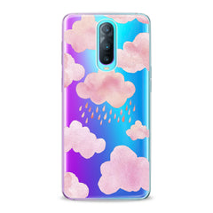 Lex Altern TPU Silicone Oppo Case Pink Clouds