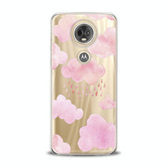 Lex Altern TPU Silicone Motorola Case Pink Clouds