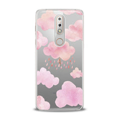 Lex Altern TPU Silicone Nokia Case Pink Clouds