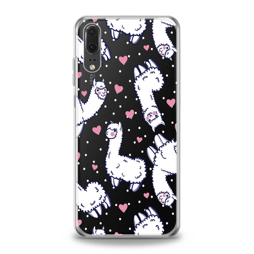 Lex Altern White Llamas Huawei Honor Case