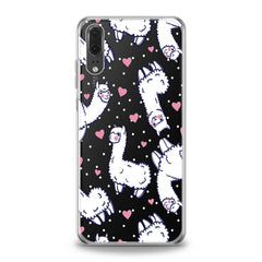 Lex Altern White Llamas Huawei Honor Case