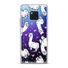 Lex Altern TPU Silicone Huawei Honor Case White Llamas