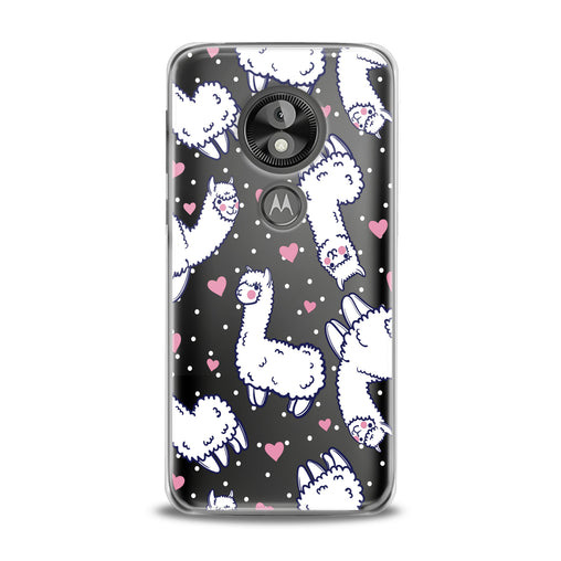 Lex Altern White Llamas Motorola Case