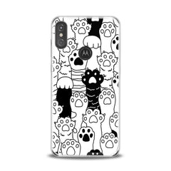 Lex Altern TPU Silicone Motorola Case Cat Paws