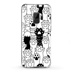 Lex Altern TPU Silicone Samsung Galaxy Case Cat Paws