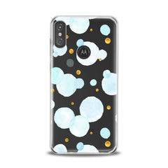 Lex Altern TPU Silicone Motorola Case Blue Bubbles