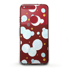 Lex Altern TPU Silicone Phone Case Blue Bubbles